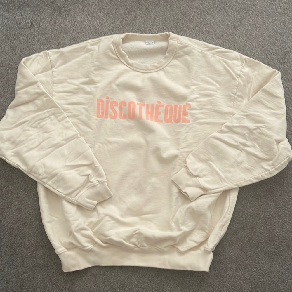 Clare V. Discotheque Sweatshirt-New!